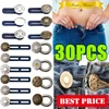 30-1PC Detachable Jeans Waist Adjustment Buckle Metal Button Extender for DIY Pants Jeans Free Sewing Waist Extenders Buttons 1