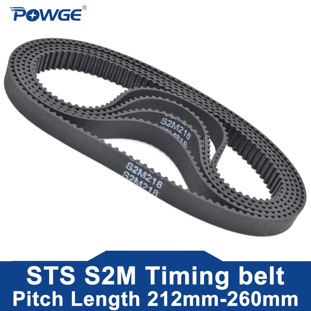 Correia Cronometrando do Powge-borracha Sts S2m lp = 212 214 218 220 222 224 226 228 230 234 240 244 246 248 250 252 256 258 260 Largura 420 mm