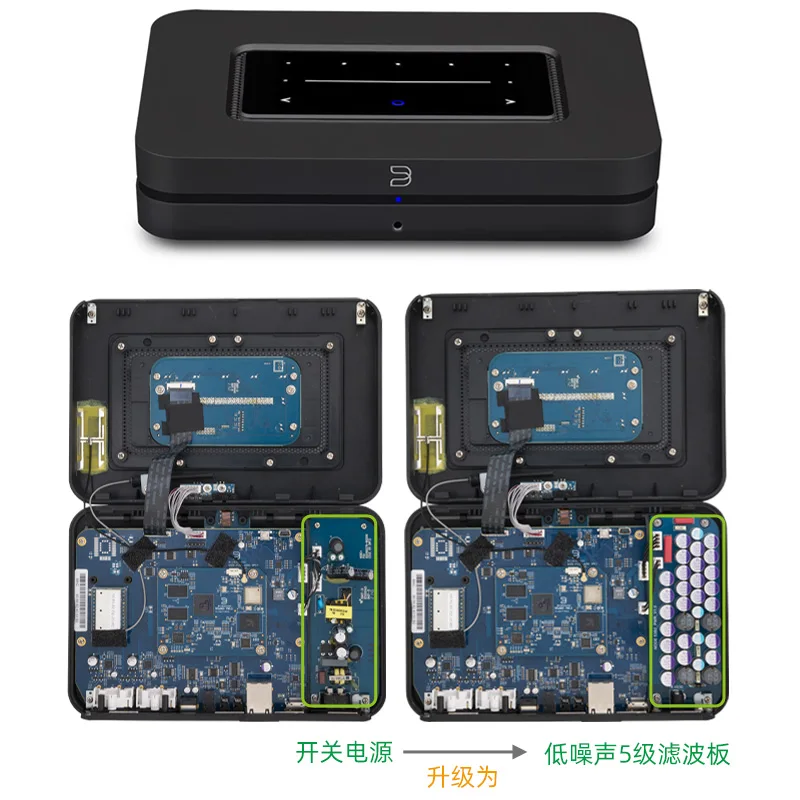 Upgrade modification DIY BLUESOUND NODE 2i linear power supply dedicated filter module interface board 4