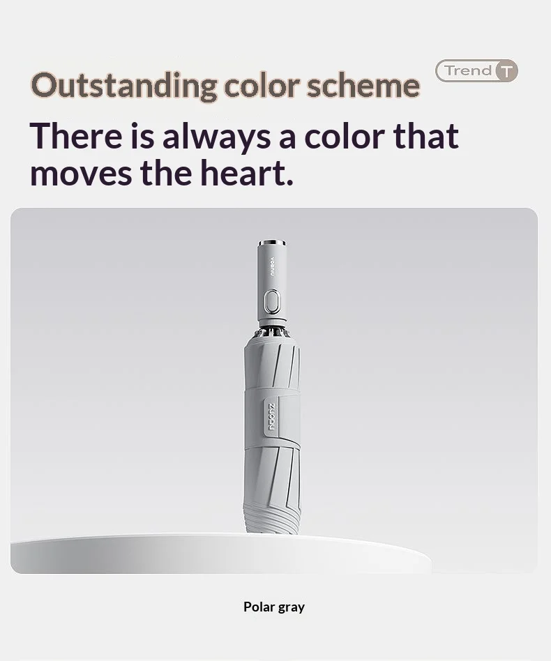 Automatic Reverse Fold Umbrella Step-Close Large Windproof Durable Car-Friendly All-Weather Sun/Rain