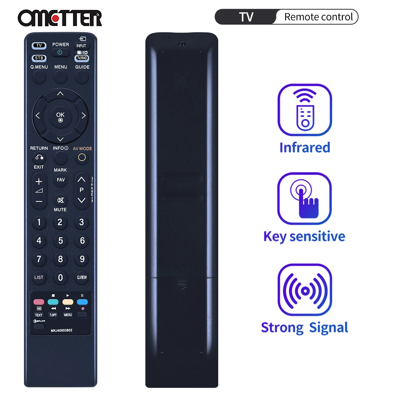 Télécommande Infrashop Pour TV LG - Modèles MKJ40653802, 22/26/32LG... - Neuve