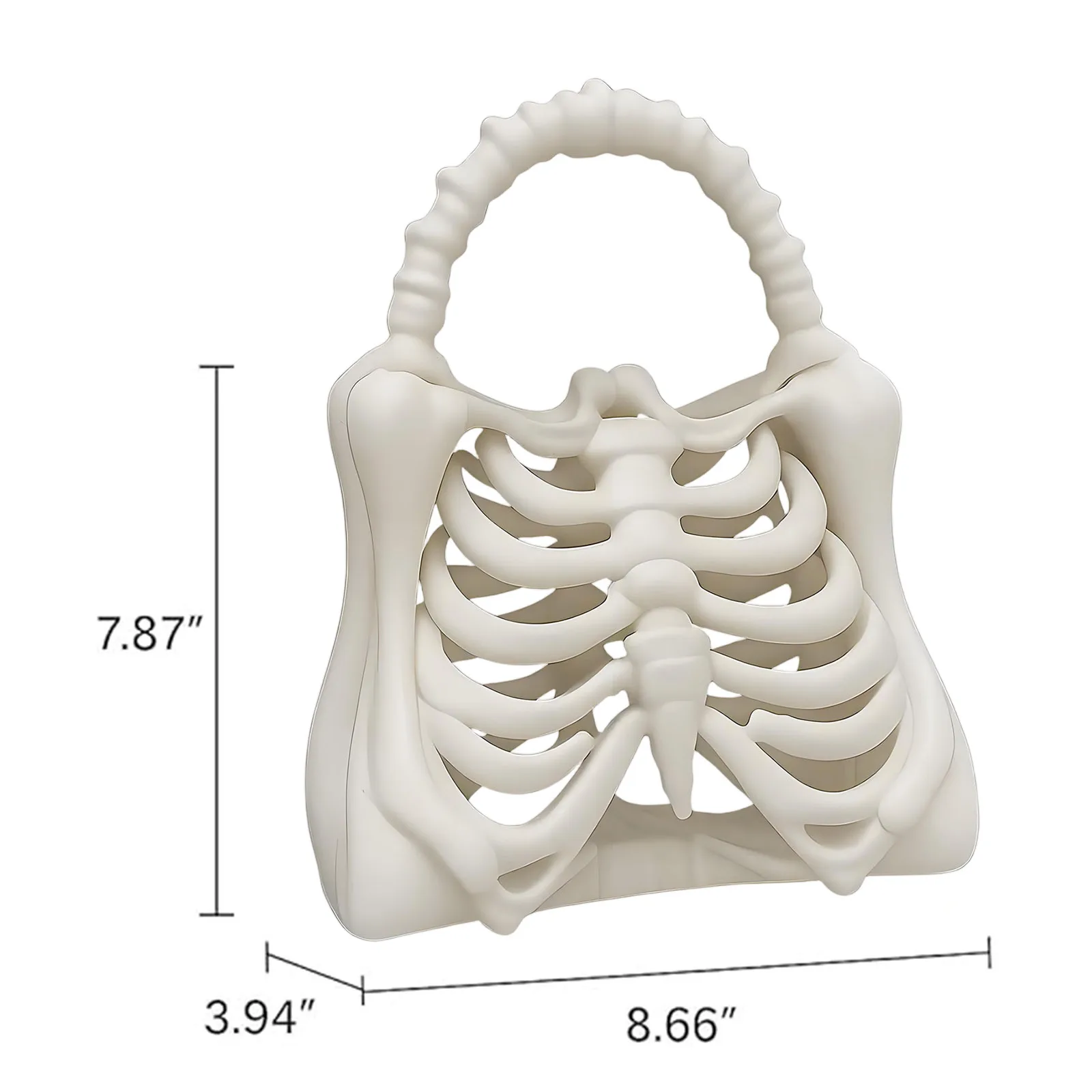 Halloween Skull Bag Novelty Women Girls Punk Hiphop Horror Skeleton Bag Funny Handbag 3d Print Home Costume Party Decoration