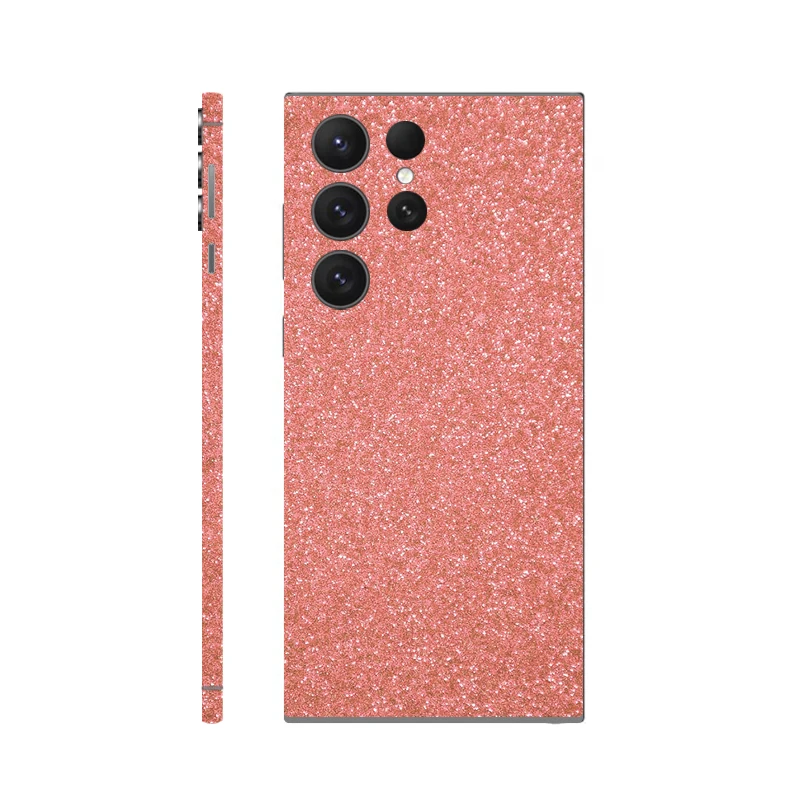 Pellicola Posteriore Glitterata Bling Per Samsung S23 S22 S21 Pellicola Protettiva Per Telefono Con Adesivo Per Obiettivo Ultra Fotocamera Per Samsung