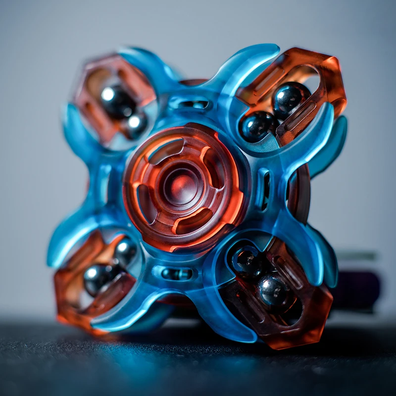 창의적인 PC EDC 핸드 스피너 마그네틱 오픈 아머 투리프 피젯 스피너 스트레스 해소 장난감 ADHD 집중력 향상 장난감 사무용품