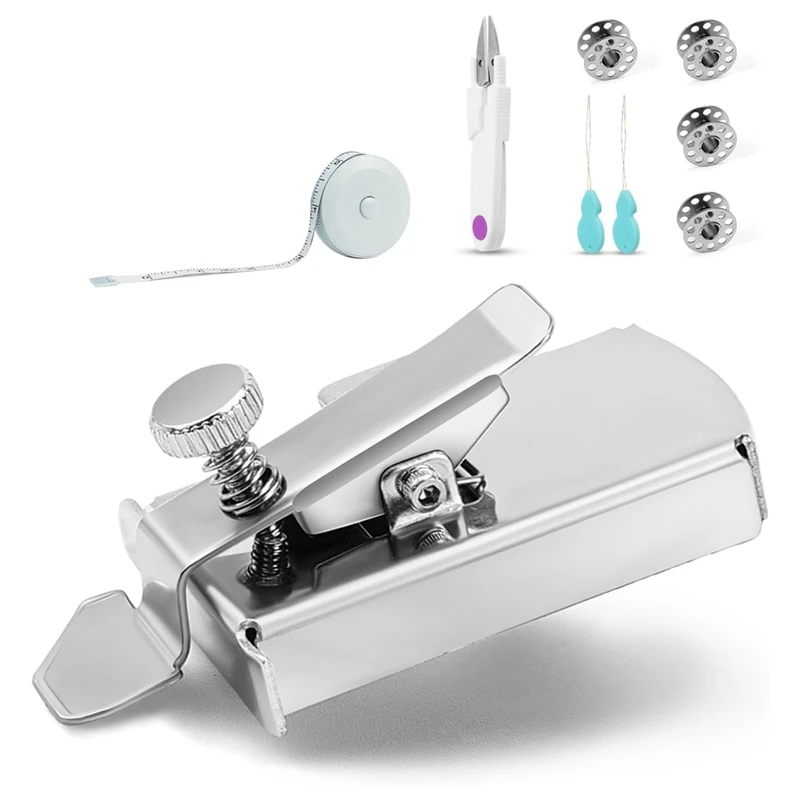 

Магнитная направляющая для швов набор модернизированных универсальных направляющих для шитья, многофункциональная прочная линейка для шитья по краю с прямыми линиями