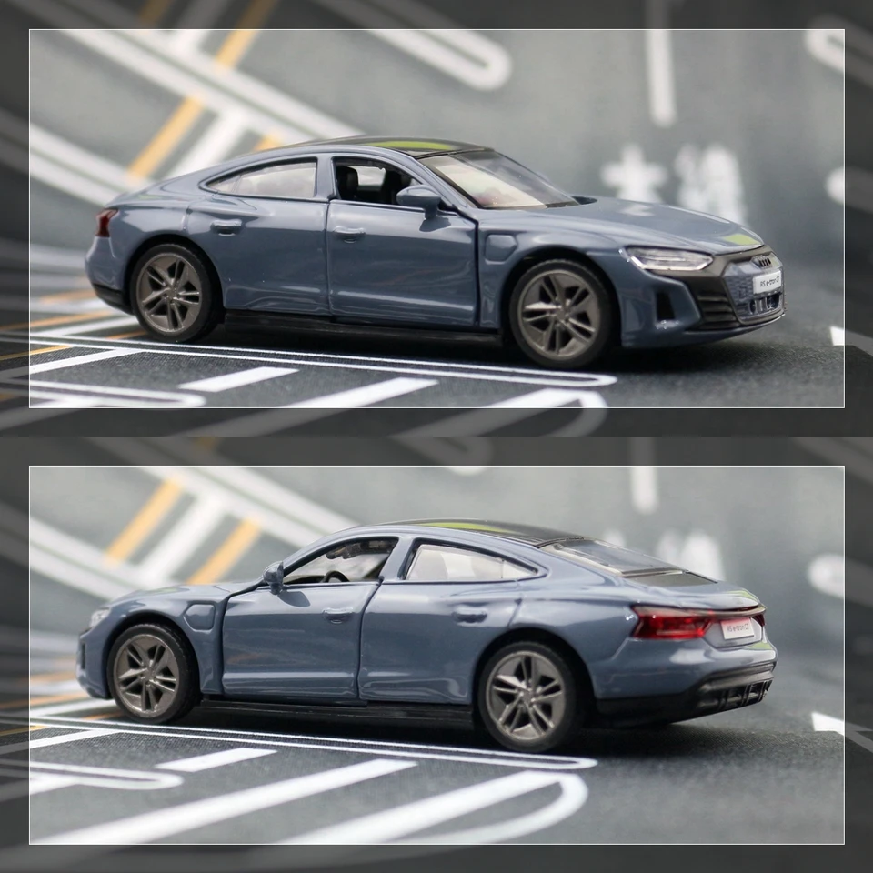 1:30 Scale RS Q E-tron Model Car Building Kit - 367 Pcs Blocks With Free Wheel, Sports Car Toy