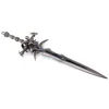 World of Warcraft  Anime Figure Arthas Menethil Lich King Frostmourne Sword Set  Peripheral Metal Weapon Model Boy Gift Toy Game 6