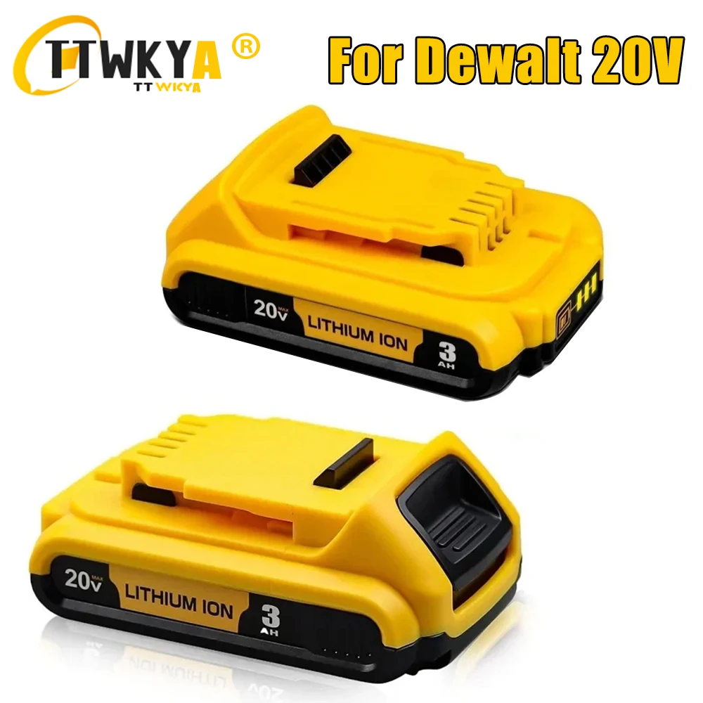 Batterie 20V 3.0Ah Dcb203 Batteria Agli Ioni Di Litio Per Dewalt Max Tools Dcb205 Dcb206 Dcb200 Dcb182 Dcb180 Dcb230 Dcd Dcf Dcg Series