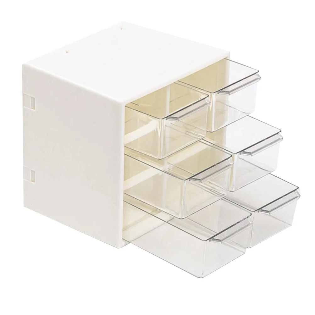 

Stationery Storage Box Plastic Multi-layer Case Sundries Office Container Student