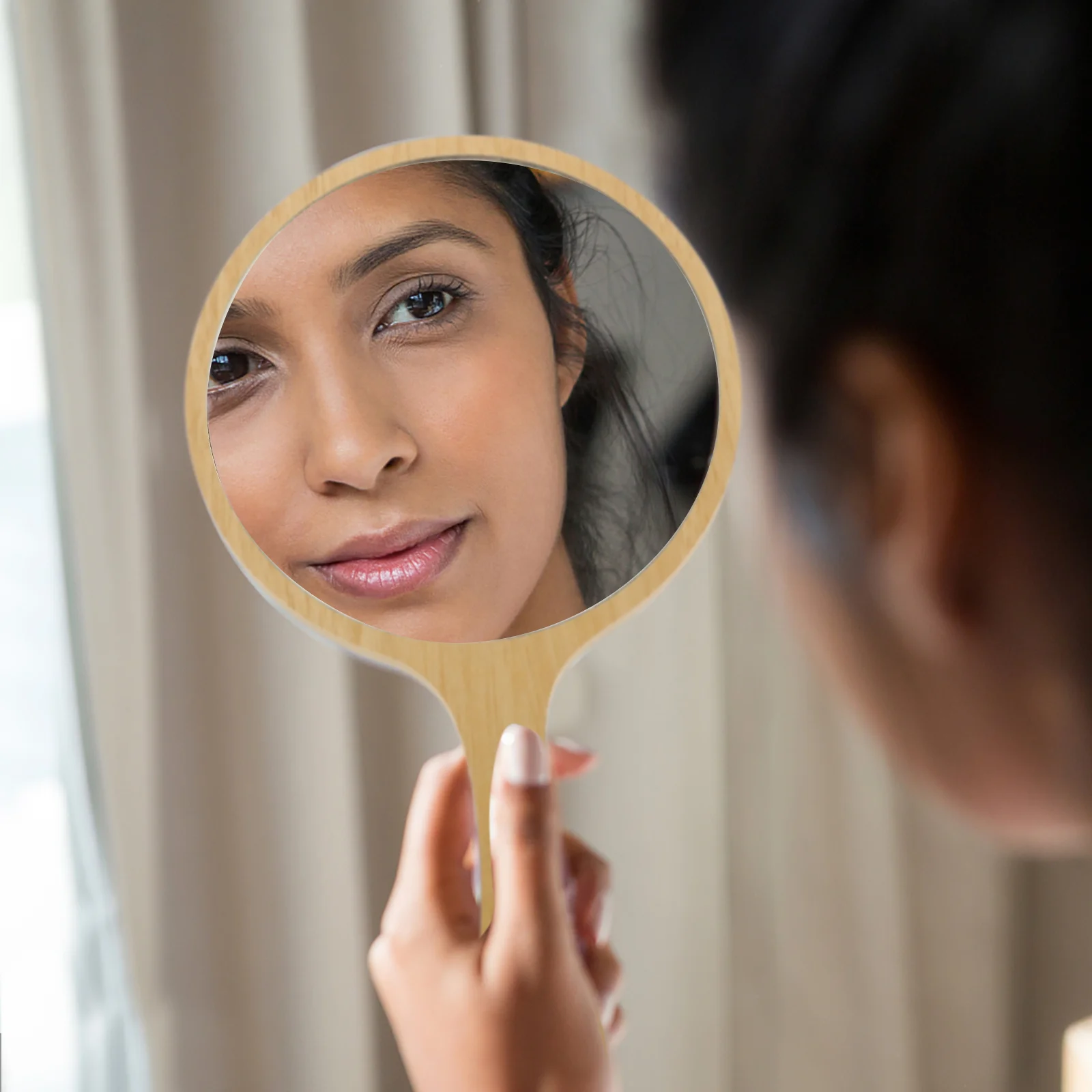 

Mirror Handle Hand Held Mirror Handle Hand Held Mirror 3 Count Mirrors Handle Vintage Handheld Beauty Vanity Women