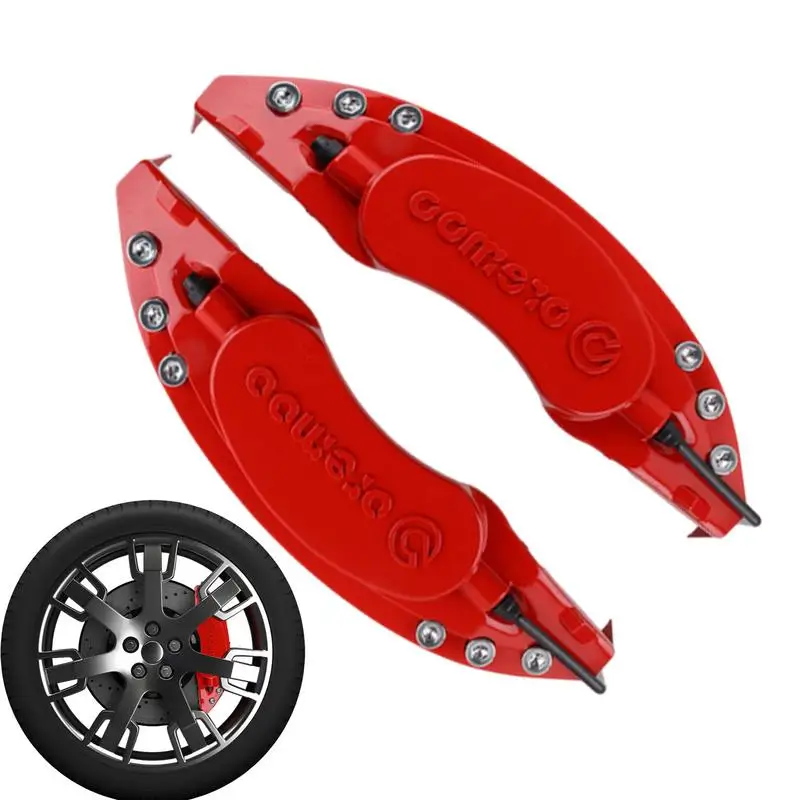 

Caliper Covers Car Caliper Cover Universal Decorate Replace Parts Car Disc Brake Caliper Covers Wheel Hub Brake Cover Car