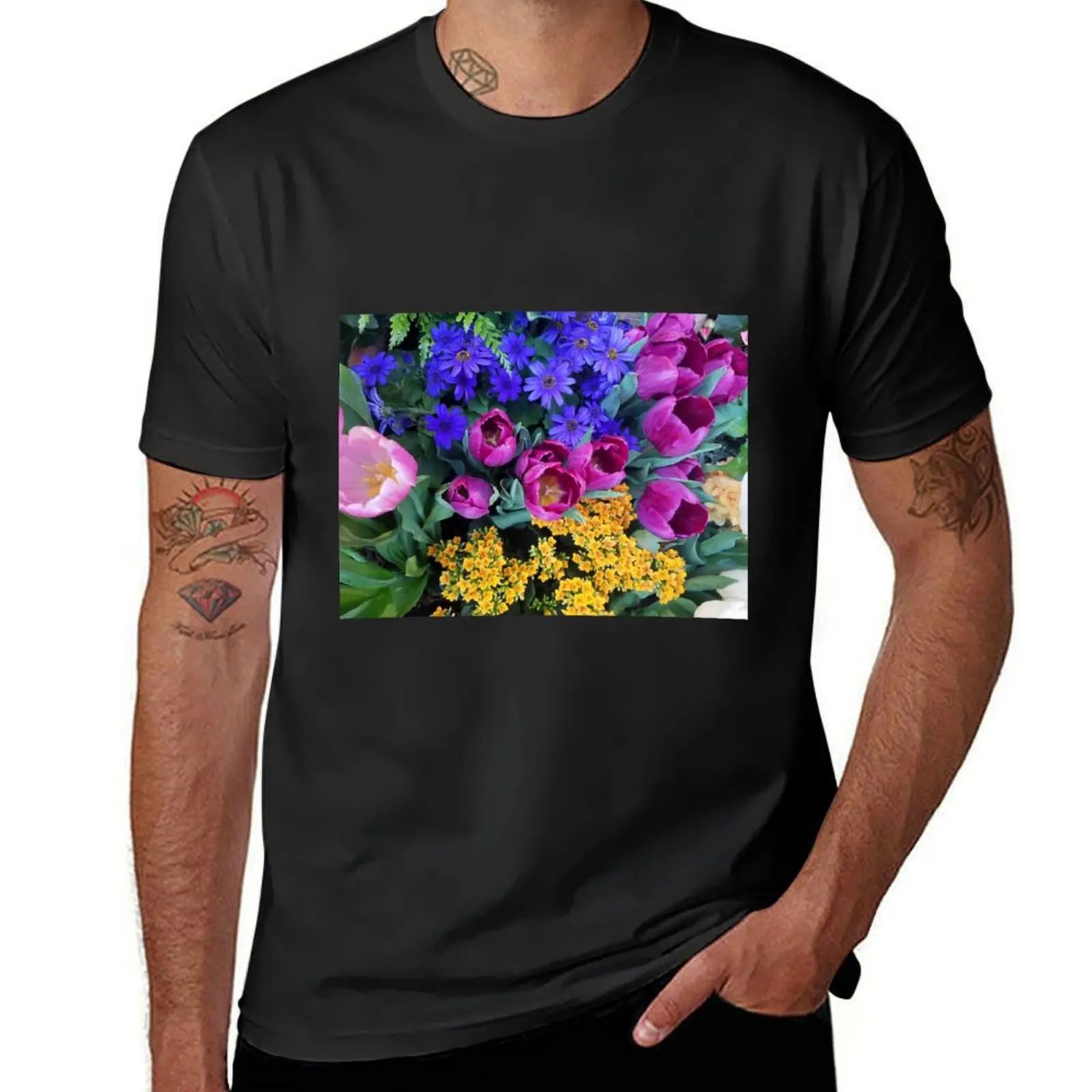 

Floral Spectacular: Blue, Plum and Gold - Olbrich Botanical Gardens Spring Flower Show, Madison, WI T-shirt