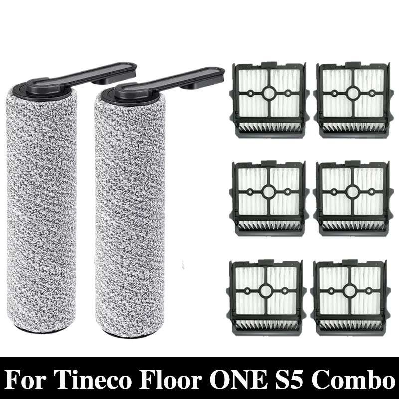 Floor ONE S5 Combo Cordless Wet Dry Vacuum Cleaner Accessories Brush Roller HEPA Filter Replacement Spare Parts for Tineco