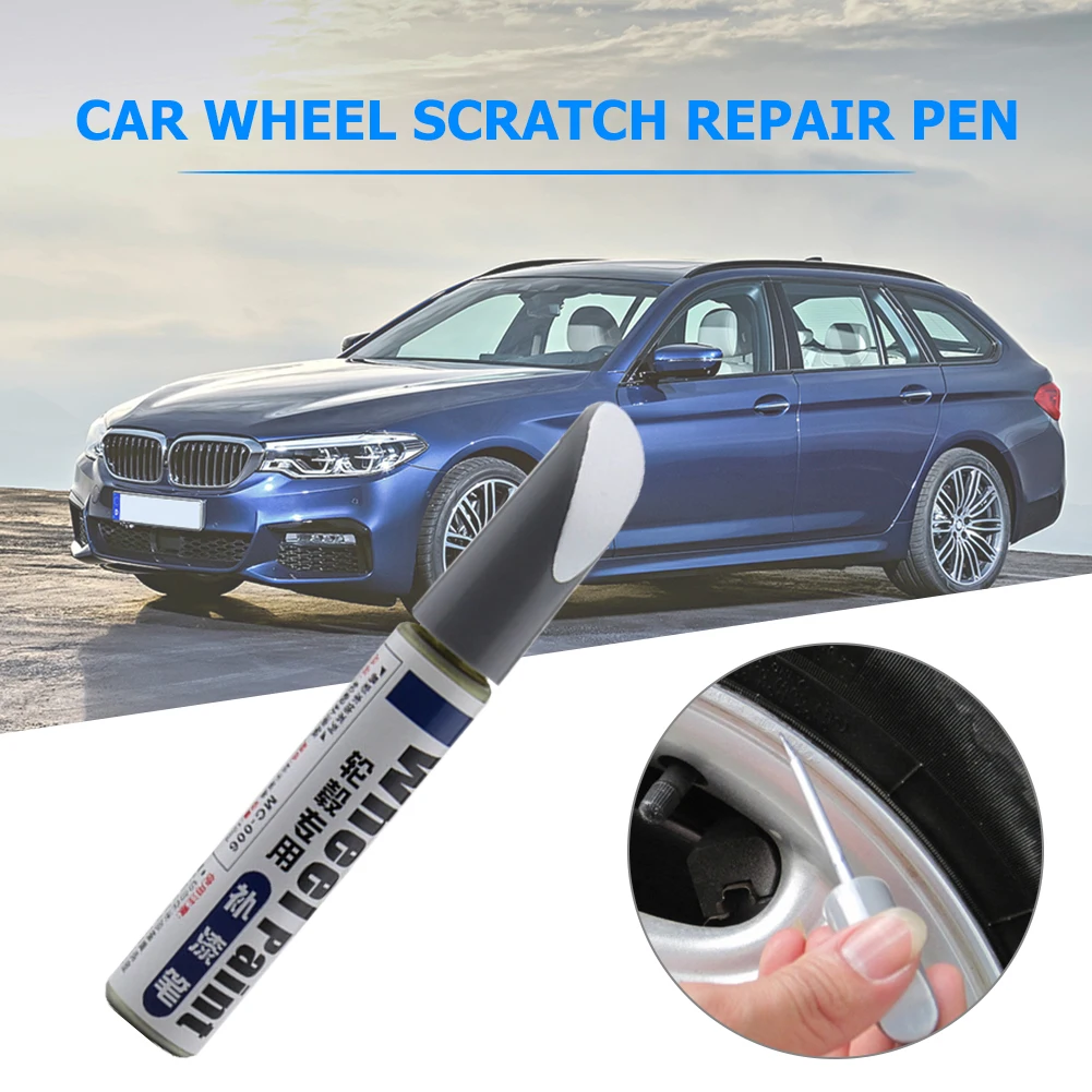 Car Scratch Remover Paint Scratch Repair Pen Waterproof Brush For Wheel Tyre Care