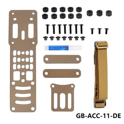 Tactical Holster with Quick Mount and Leg Shroud Kit (Modular Adapter(DE))