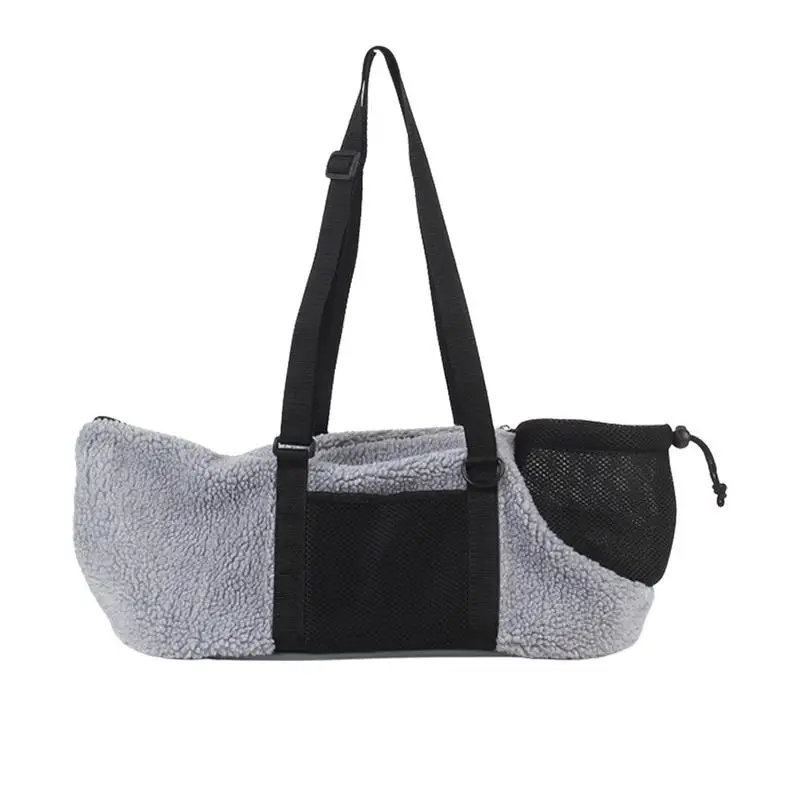 

Pet Carrier Bags Breathable Cat Carriers Portable Pet Outing Bag Foldable Hands-Free Shoulder Bag Soft Winter Cat Carrier For