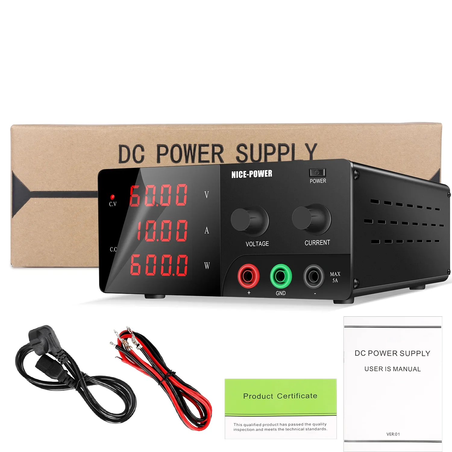 調整可能な安定化DC電源高出力450W-1200W可変電圧電流レギュレータ15V(