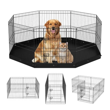 Foldable Metal Dog Playpen 1
