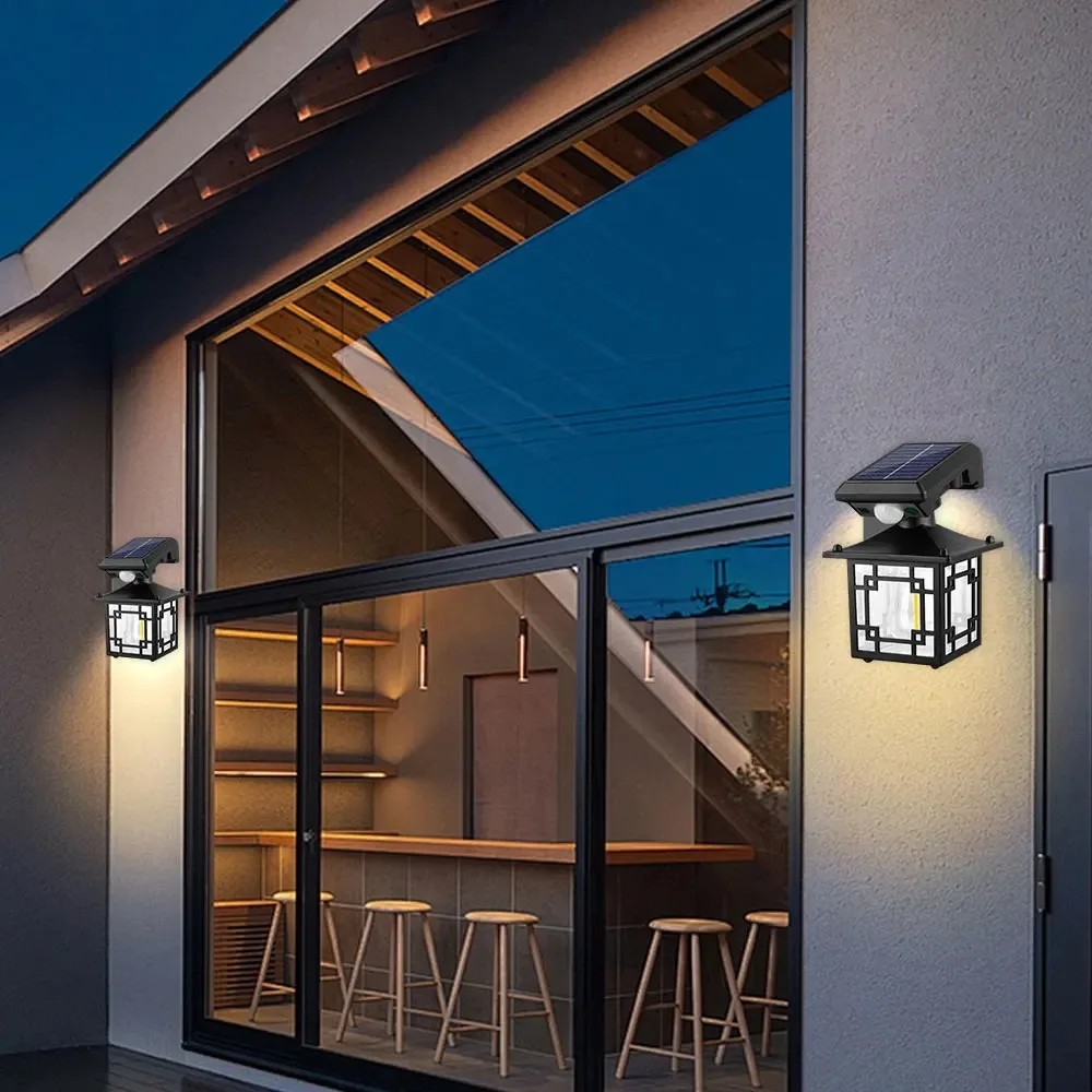 Description Picture 6 of item4PCS Motion Sensor Solar Street Light IP65 Waterproof Garden Security Wall Light Motion Intelligent Sensor Light for Patio Villa