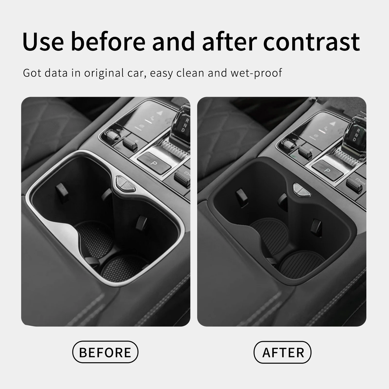 BYD Sealion 07 EV 2024-2025 차량용 물컵 홀더 중앙 제어 음료 홀더 수납 트레이 액세서리 우측 핸들용