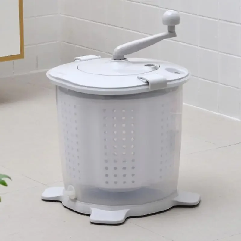Portable Manual Non Electric Washing Machine Baby Clothes Washer Suitable For Dormitory Apartment Camping Hand Crank Washer