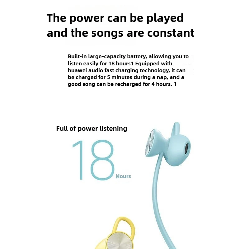 Huawei Freelace Lite Wireless Bluetooth Earphone Original Earbuds Sport Noise Reduction Headphone In-ear Earphone Headset 3