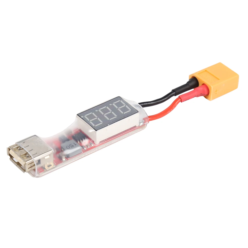 2S-6S 리포 리튬 배터리 충전기 변환기 출력 5V XT60 플러그-USB 충전기 변환기 어댑터(휴대폰용) USB 팬
