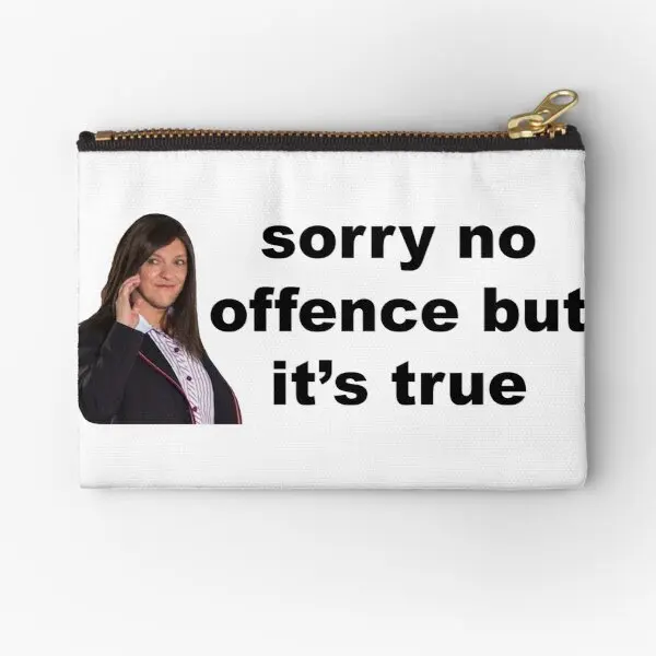 

Сумка на молнии для мужчин и женщин, бумажник с карманом для хранения монет и мелочей, извините, не причиняю никаких проблем