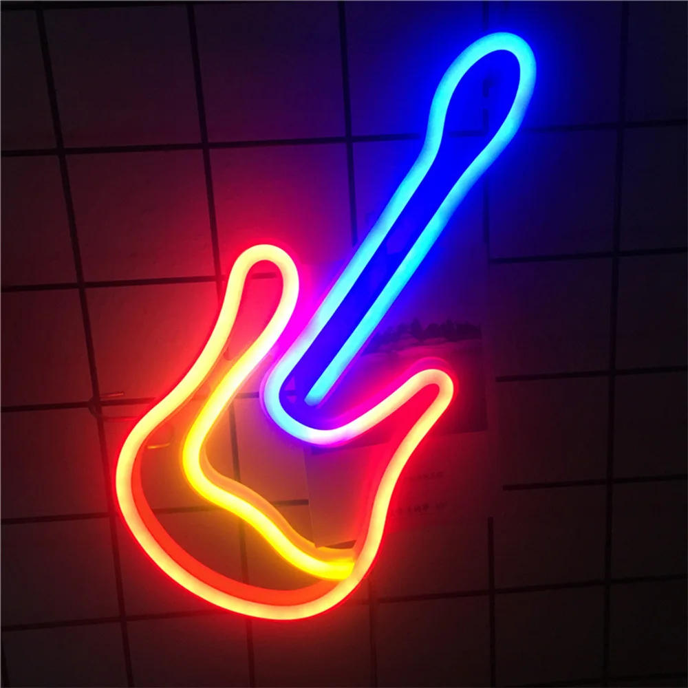 Insegna Luminosa Al Neon Birra 40x30 Cm | Dimmerabile Con Batteria E USB | Decorazione Led Per Bar, Pub E Feste - 5
