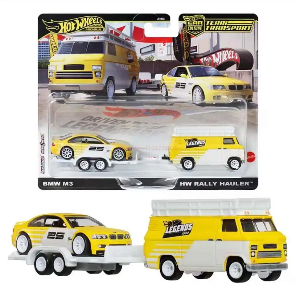 New Hot Wheels Legends Tour Team Transport 2025 - Bmw M3 And Hw