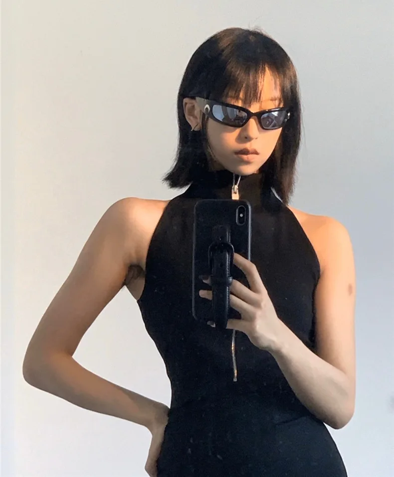 Rectangular Sunglasses For Men And Women Vintage Uv400 Sun Glasses_voghion.com