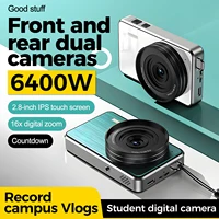 4K digital camera autofocus camera, high-definition 64MP, 2.8-inch IPS touch screen dual camera, children's digital camera - Image 6