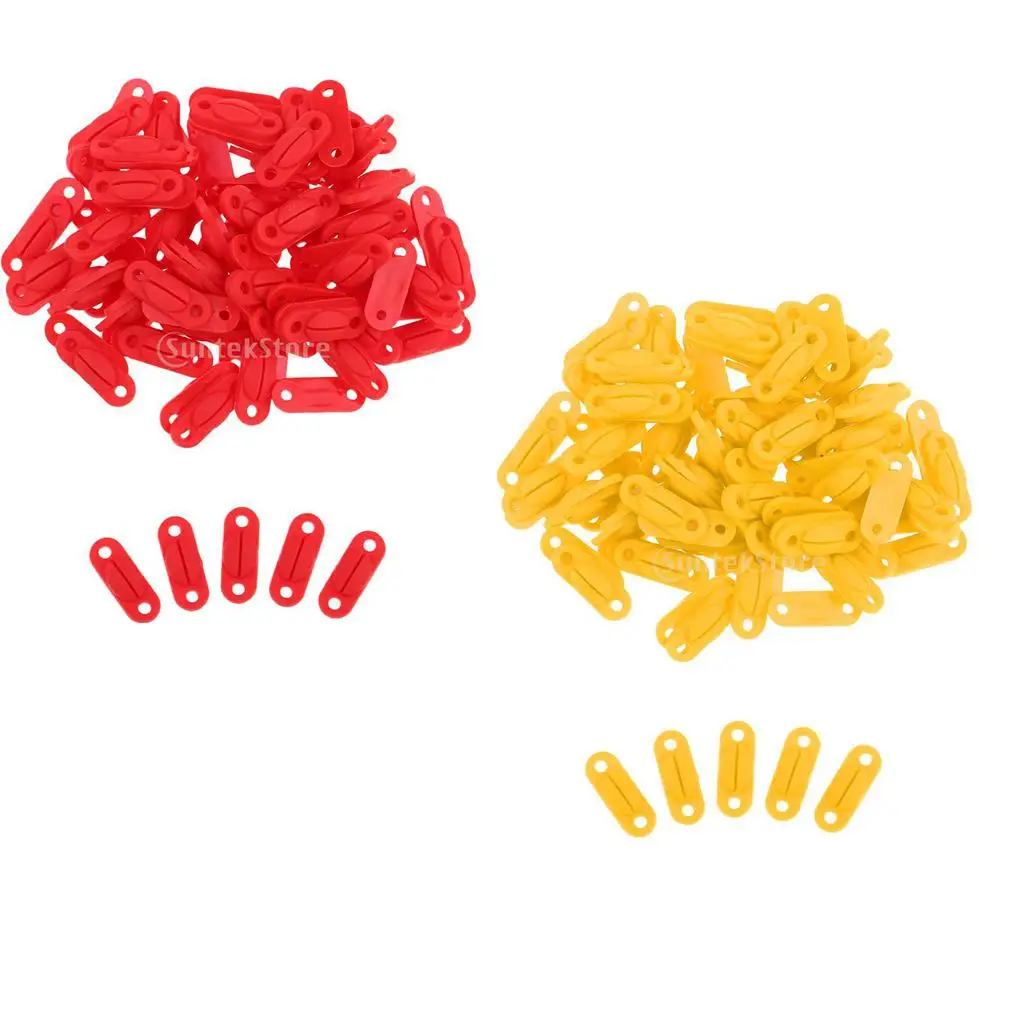 100pcs Badminton Rackets Maintaining Grommets String Tubing 1.1x0.4