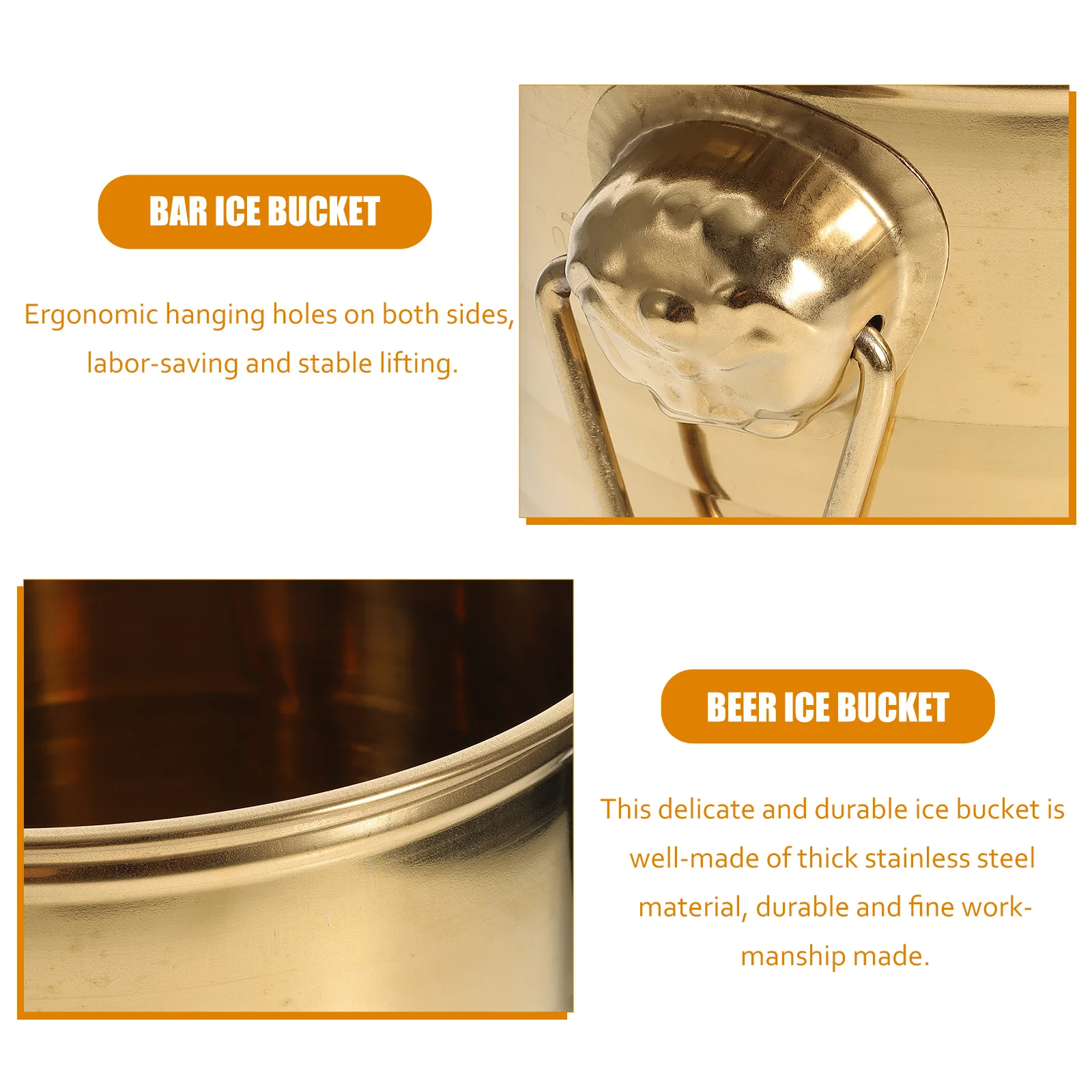 

1PC 3L Thickened Tiger Head Ice Bucket Practical Beer Ice Bucket