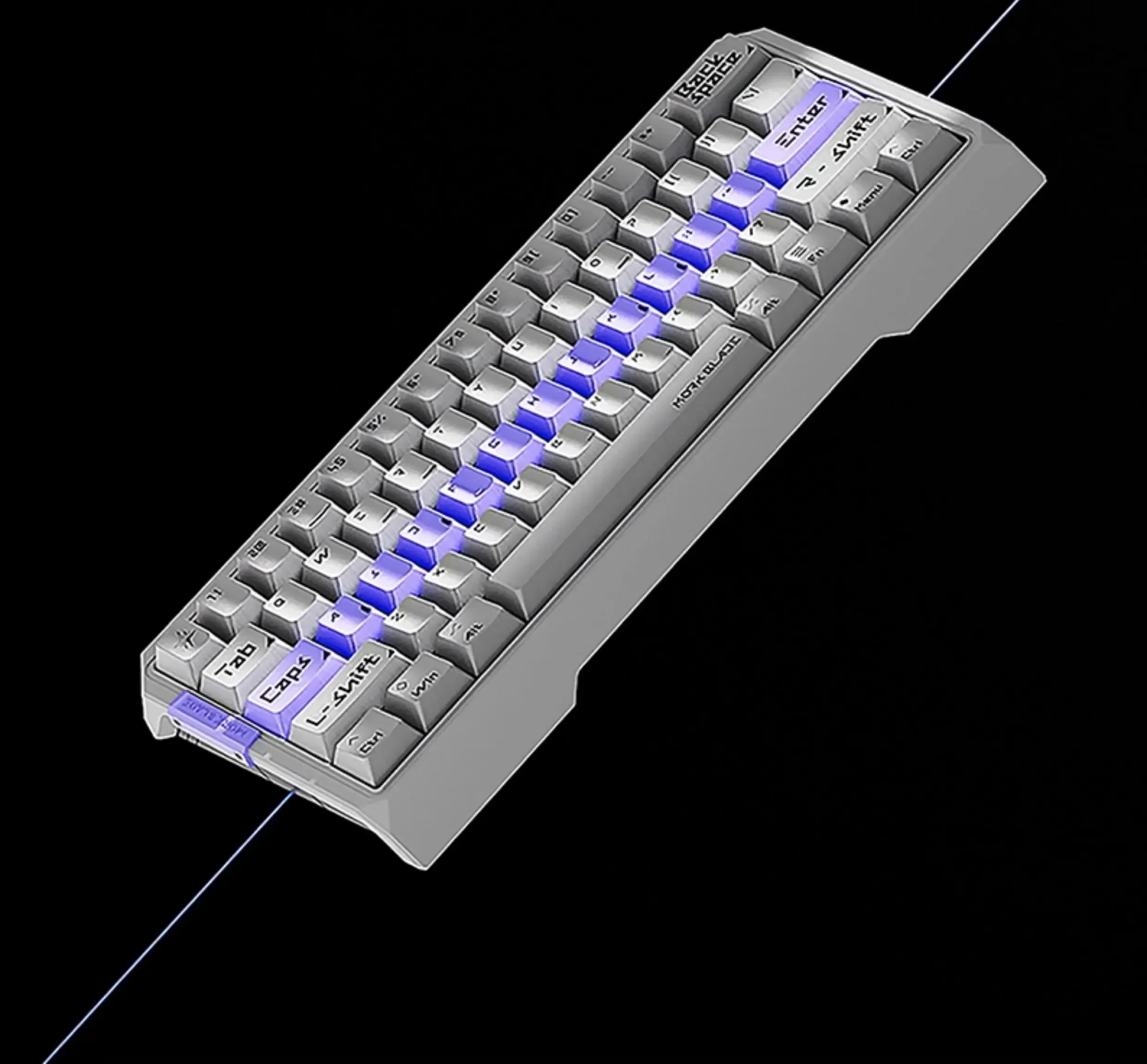 新品未開封MorkBlade MK60 White Morkblade MK60 Aluminum Magnetic HE Gaming Keyboard – Nouvolo
