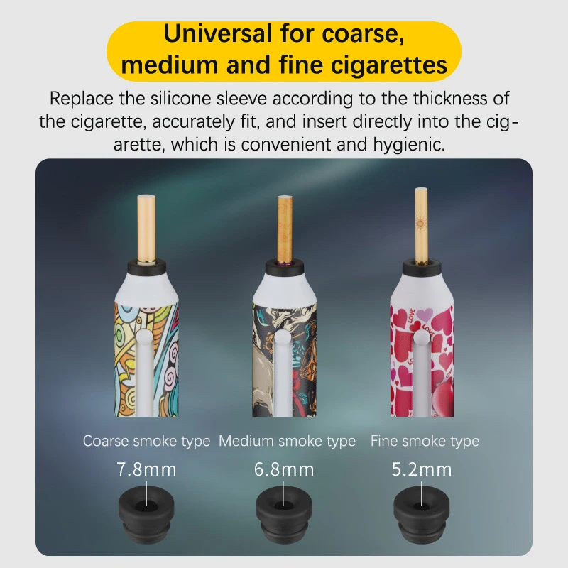 Portable ashtray Portable Environmental Protection Smoke Sleeve Thick Medium And Fine Car Ashtray Does Not Drop Ash