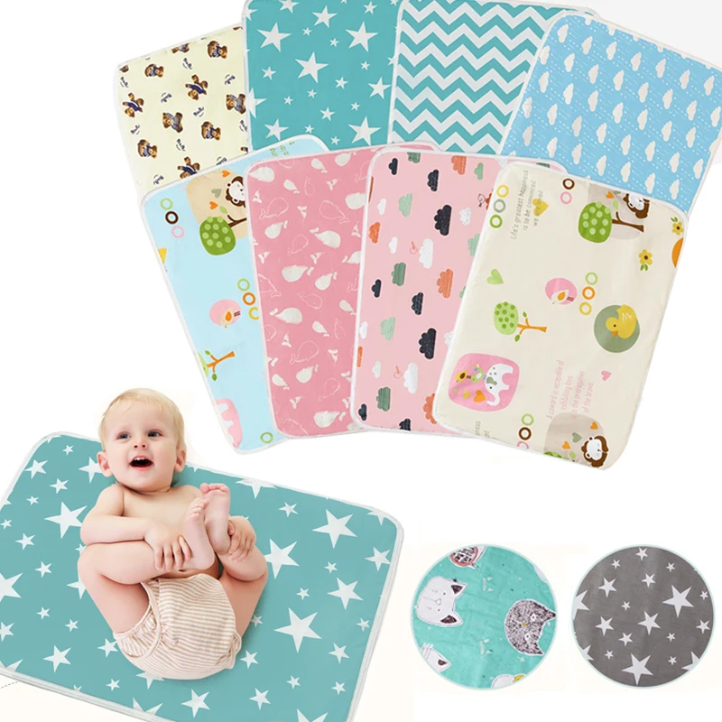 

Baby Diaper Changing Mat Infants Portable Foldable Washable Waterproof Mattress Travel Pad Floor Mats Cushion Reusable Pad Cover