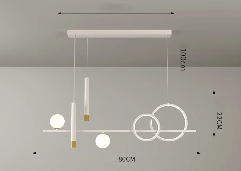 Description Picture 6 of itemModern Home Decor Dining Room Pendant Lights Indoor Lighting Ceiling Lamp Hanging Light Chandelier Lamps for Living Room Lamp