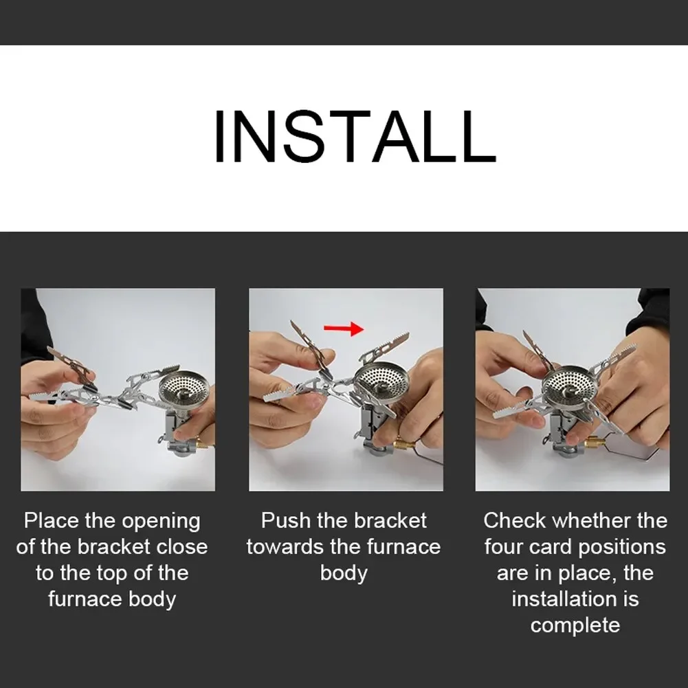 Camping Gas Stove Camping Detachable Gas Stove Outdoor Camping Split-type Gas Burner Separated Hiking Travelling Mountaineering Mini Stove
