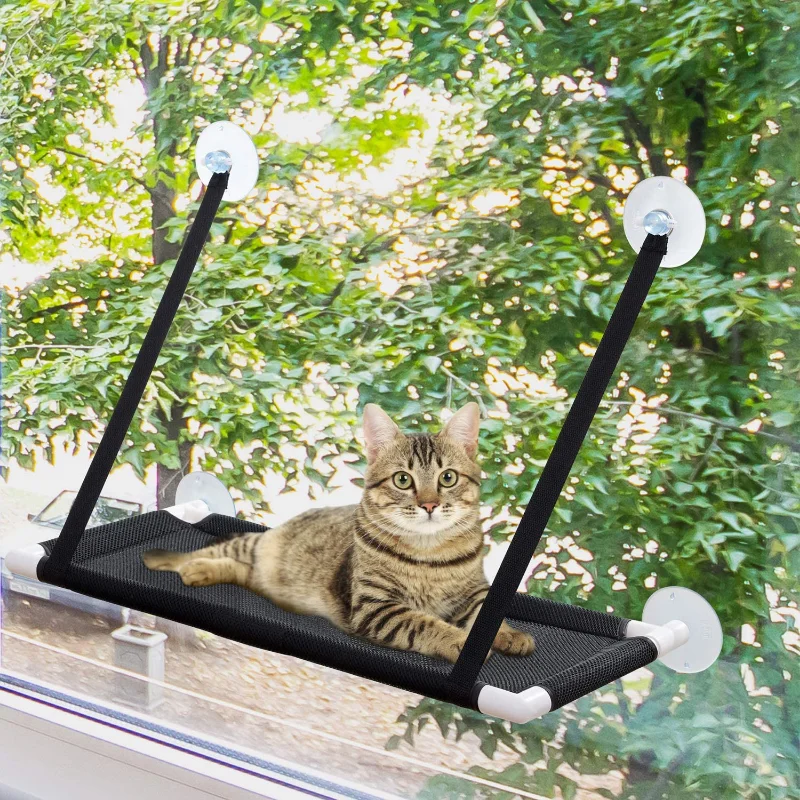 

Cat Bed Hanging Window Cat Hammock Bed Window Bed Sunny Seat Pet Waterproof Fabric Breathable Pet Supplies Home Bed Living Room