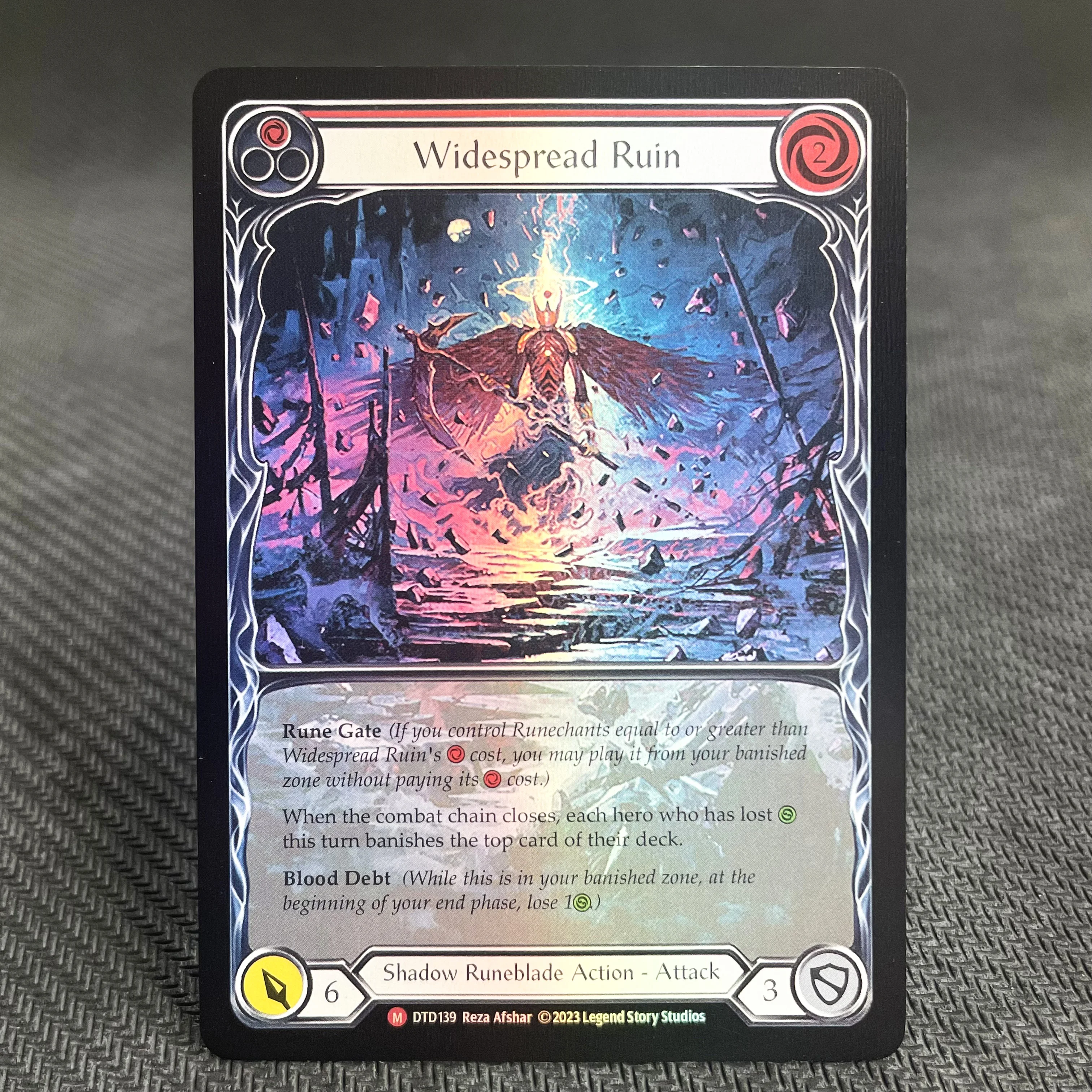 PROXY FOIL FAB Cards Dyadic Carapace Scowling Flesh Bag For