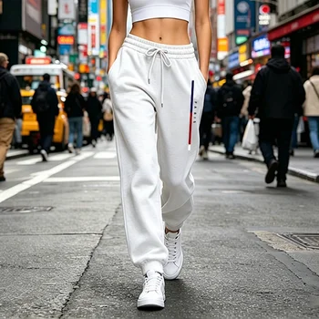 Daily Womens Sweatpants Printing Casual Sports Pants Outdoors Fitness Jogging Woman Clothes Trousers Fashion Street Sportswear