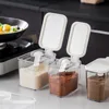 Can Salt Sesame Bottle BBQ Cooking Herbs Organizer Bento Box Pepper Sugar Container Seasoning Jars Quantitative Seasoning Box 2