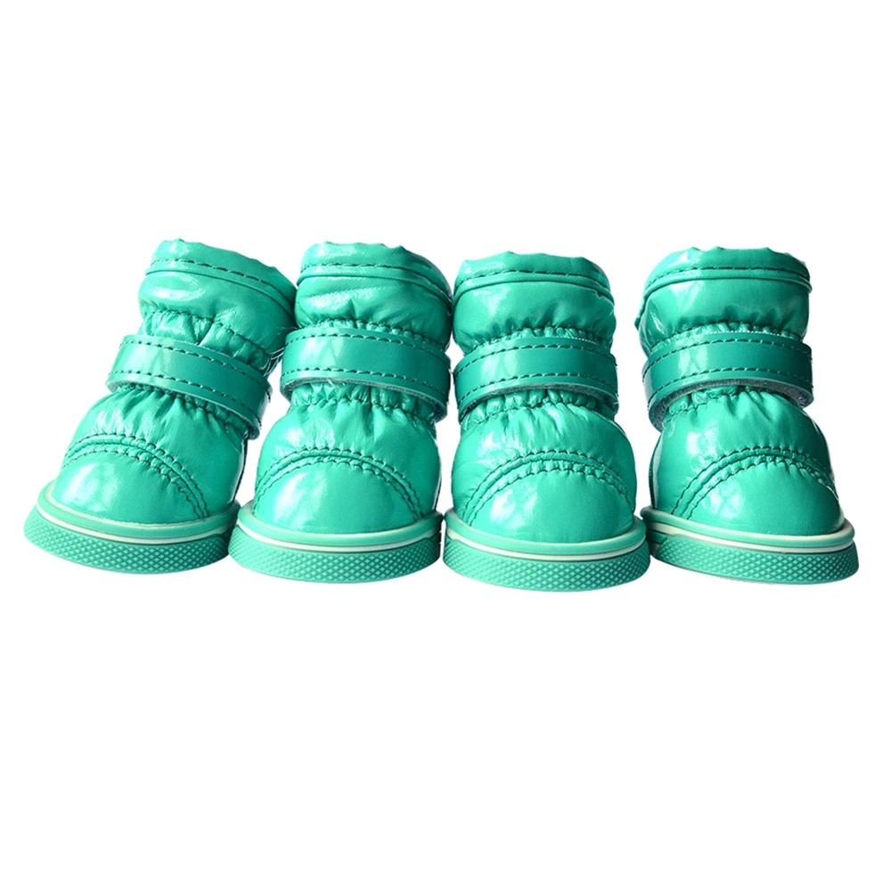 thumbnail image 1 of botas de nieve de invierno, informales, cálidas, antideslizantes, impermeables, para cachorros, botas antideslizantes para perros pequeños, medianos, chihuahuas y yorkshire, 1 of 5