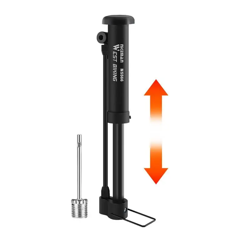 

Bicycle Pump Hand Held Air Pump With Needles Compact Air Pump Inflation Devices & Accessories For Sports Balls Bikes