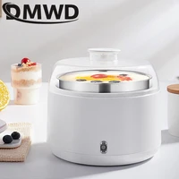 DMWD Multifunctional Mini Yogurt Maker 1L Stainless Steel Liner Leben Ferment Machine Automatic Natto Rice Wine DIY Yogurt Tools 1