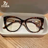 EYORA Fashionable Full Rim Cat Eye Reading Glasses Women Anti Blue Ray or Photochromic Progressive Prescription Optical Eyewear
