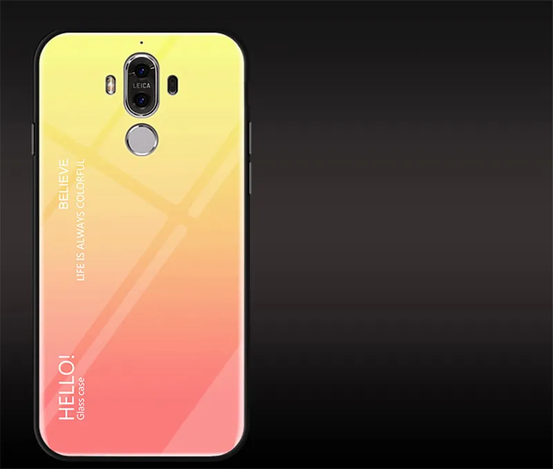 Gradient Aurora Tempered Glass Back Cover