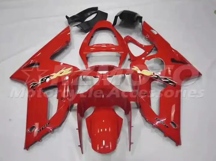 

4Gifts New ABS Full Fairings Kit Fit For KAWASAKI ZX-6R 636 ZX6R 2003 2004 03 04 Bodywork Set Custom Red