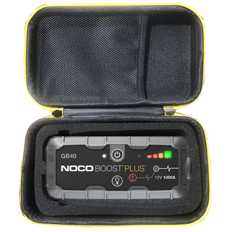 Hard EVA Outdoor Travel Protect Bag Carry Cover Case NOCO Boost Plus GB40 1000 Amp 12V UltraSafe Lithium Jump Starter jump starter case